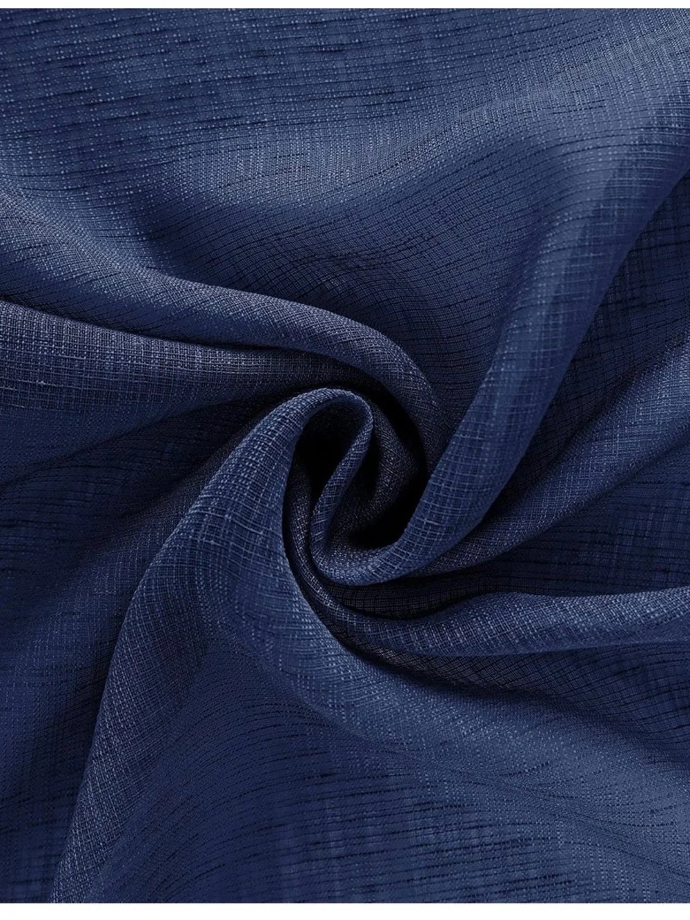 Navy Rod Pocket Curtain Panel